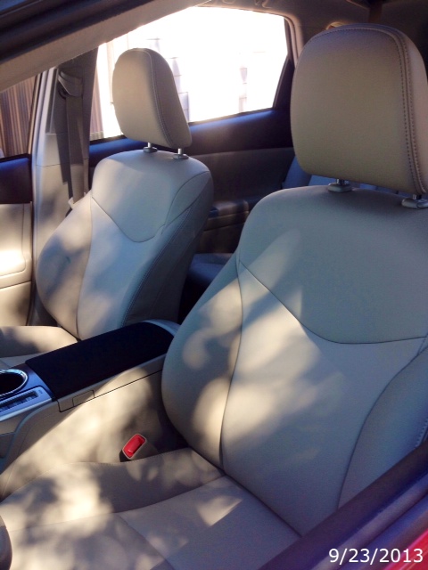 2013 TOYOTA PRIUS v FIVE -DRIVER-PASSENGER SOFTEX SEATING photo 2  9-23-13.jpg